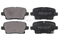 Bromsbeläggssats, skivbroms 35206 ABS