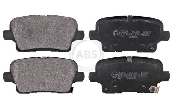 Bromsbeläggssats, skivbroms 35206 ABS