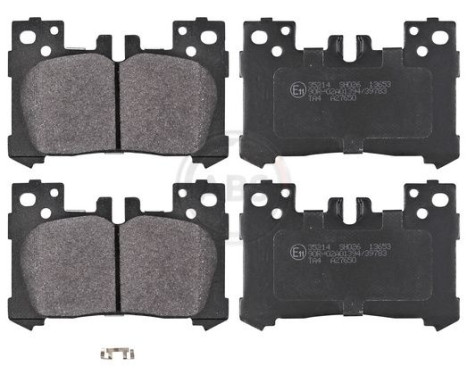 Bromsbeläggssats, skivbroms 35214 ABS