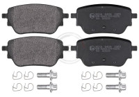 Bromsbeläggssats, skivbroms 35218 ABS