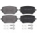 Bromsbeläggssats, skivbroms 35219 ABS
