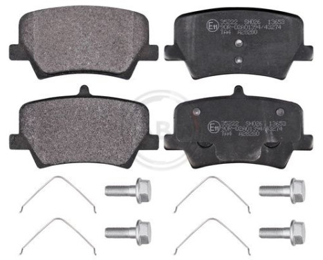 Bromsbeläggssats, skivbroms 35222 ABS