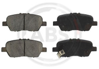 Bromsbeläggssats, skivbroms 35232 ABS