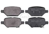 Bromsbeläggssats, skivbroms 35236 ABS