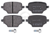 Bromsbeläggssats, skivbroms 35258 ABS