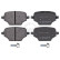 Bromsbeläggssats, skivbroms 35258 ABS