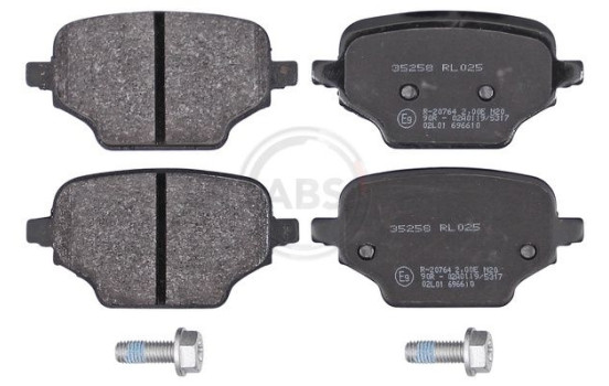 Bromsbeläggssats, skivbroms 35258 ABS
