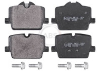 Bromsbeläggssats, skivbroms 35286 ABS