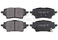 Bromsbeläggssats, skivbroms 35287 ABS