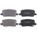 Bromsbeläggssats, skivbroms 35316 ABS