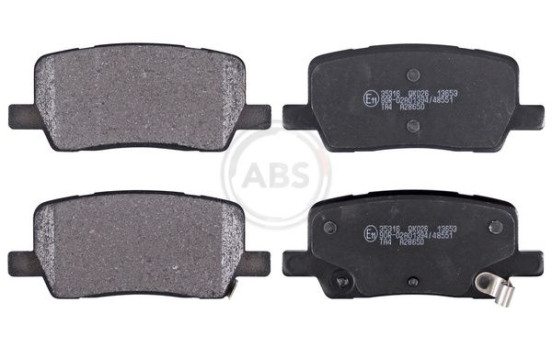 Bromsbeläggssats, skivbroms 35316 ABS
