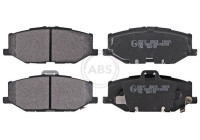 Bromsbeläggssats, skivbroms 35317 ABS