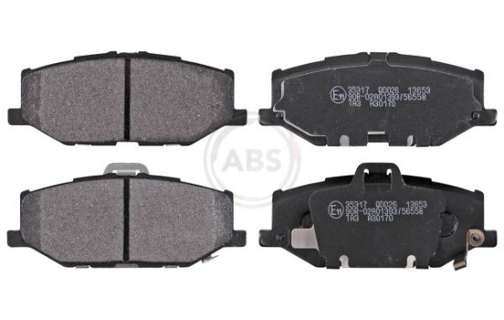 Bromsbeläggssats, skivbroms 35317 ABS