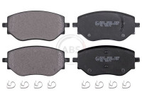 Bromsbeläggssats, skivbroms 35332 ABS