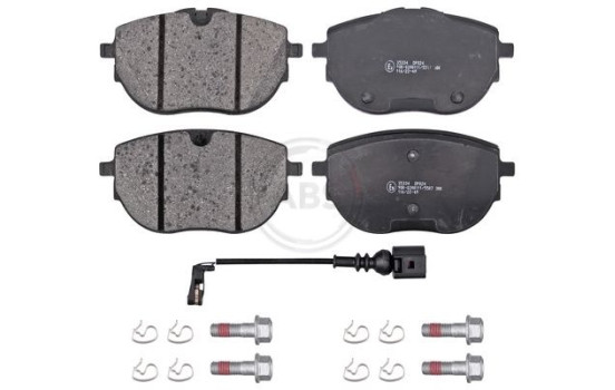 Bromsbeläggssats, skivbroms 35334 ABS