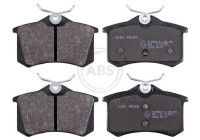 Bromsbeläggssats, skivbroms 35351 ABS