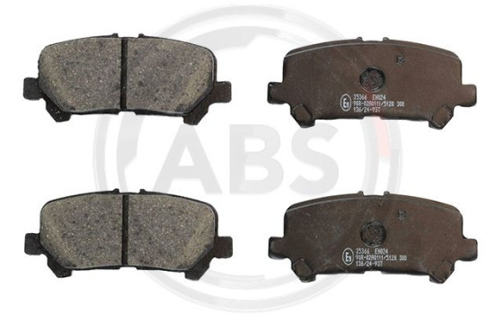 Bromsbeläggssats, skivbroms 35366 ABS