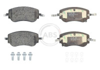 Bromsbeläggssats, skivbroms 35391 ABS