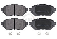 Bromsbeläggssats, skivbroms 35415 ABS