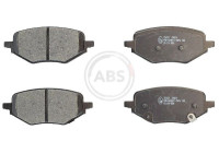 Bromsbeläggssats, skivbroms 35433 ABS