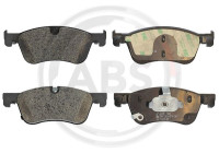 Bromsbeläggssats, skivbroms 35435 ABS