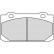 Bromsbeläggssats, skivbroms 36006 ABS, miniatyr 3