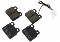 Bromsbeläggssats, skivbroms 36013 ABS