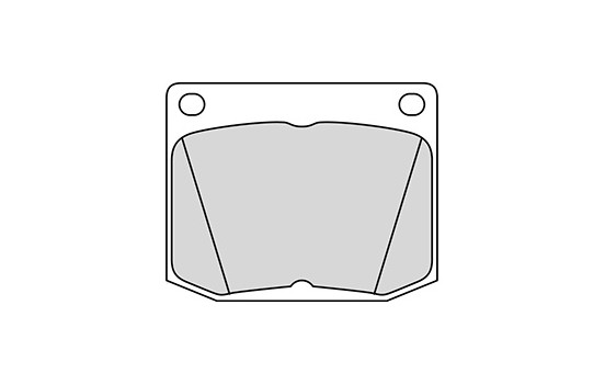 Bromsbeläggssats, skivbroms 36029 ABS