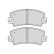 Bromsbeläggssats, skivbroms 36042 ABS, miniatyr 2