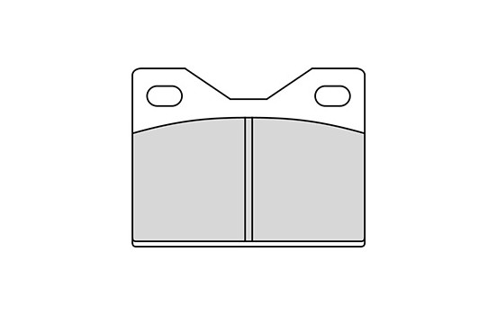 Bromsbeläggssats, skivbroms 36051 ABS, bild 3
