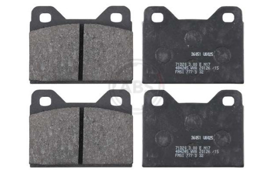 Bromsbeläggssats, skivbroms 36051 ABS, bild 4