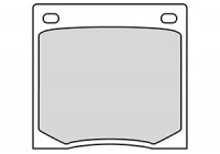 Bromsbeläggssats, skivbroms 36059 ABS