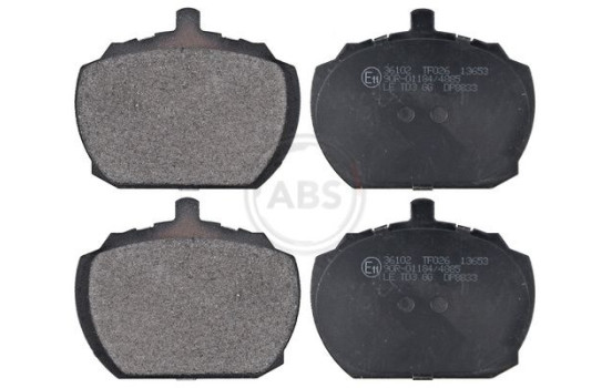 Bromsbeläggssats, skivbroms 36102 ABS, bild 4