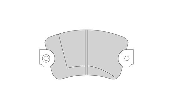Bromsbeläggssats, skivbroms 36131 ABS, bild 2