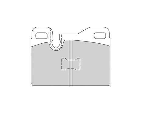 Bromsbeläggssats, skivbroms 36398 ABS, bild 2