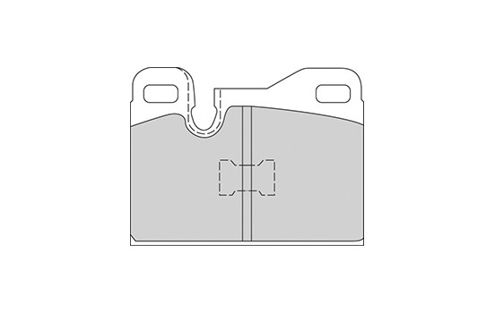 Bromsbeläggssats, skivbroms 36398 ABS, bild 2