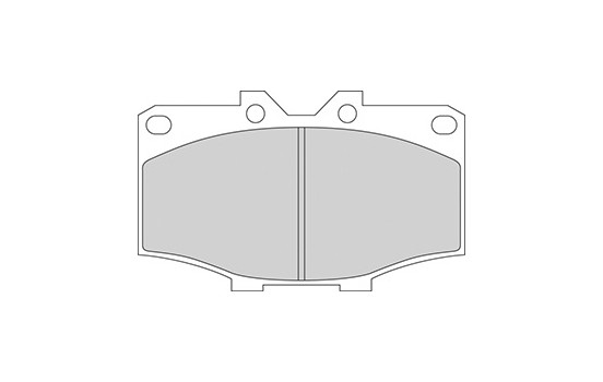 Bromsbeläggssats, skivbroms 36462 ABS, bild 2