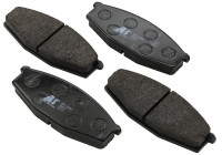Bromsbeläggssats, skivbroms 36473 ABS