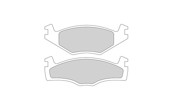 Bromsbeläggssats, skivbroms 36540 ABS, bild 3