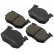 Bromsbeläggssats, skivbroms 36544 ABS