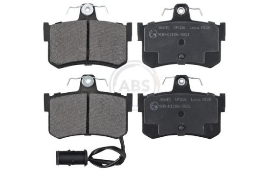 Bromsbeläggssats, skivbroms 36645 ABS, bild 3