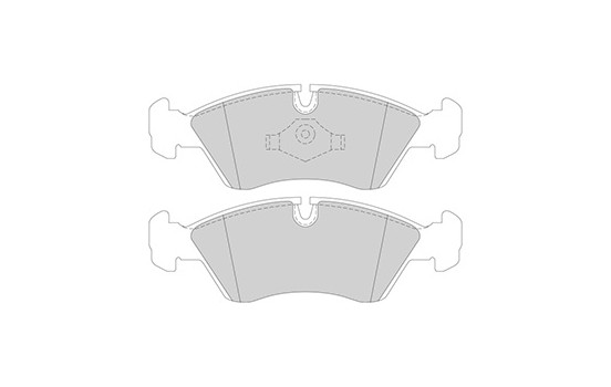Bromsbeläggssats, skivbroms 36667 ABS, bild 2