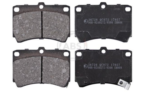 Bromsbeläggssats, skivbroms 36726 ABS, bild 4