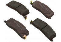 Bromsbeläggssats, skivbroms 36734 ABS