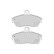 Bromsbeläggssats, skivbroms 36747 ABS, miniatyr 2
