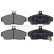 Bromsbeläggssats, skivbroms 36747 ABS, miniatyr 4