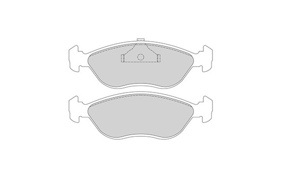 Bromsbeläggssats, skivbroms 36762 ABS, bild 2