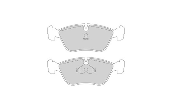 Bromsbeläggssats, skivbroms 36783 ABS, bild 3
