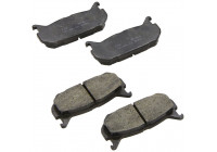 Bromsbeläggssats, skivbroms 36796 ABS