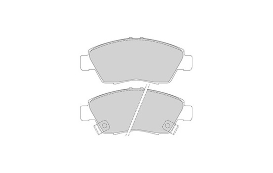 Bromsbeläggssats, skivbroms 36831 ABS, bild 2